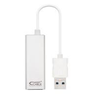 Nanocable USB 3.0/RJ-45, 0.15m scheda di interfaccia e adattatore