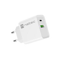 NATEC RIBERA Universale Bianco AC Ricarica rapida Interno