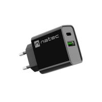 NATEC RIBERA Universale Nero AC Ricarica rapida Interno