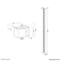 Neomounts ADS06-130BL Spina vertebrale - fissaggio a vite - universale, vedi immagine 22 di 22