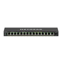 NETGEAR 16-Port High-Power PoE+ Gigabit Ethernet Plus Switch (231W) with 1 SFP port (GS316EPP) Gestito Gigabit Ethernet (10/100/1000) Supporto Power over Ethernet (PoE) Nero