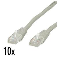 Nilox 3m Cat6e UTP cavo di rete Grigio U/UTP (UTP)
