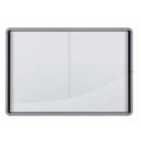 Nobo Bacheca per interni-fondo magnetico 18xA4 anta scorrevole