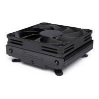 Noctua NH-L9I-17XX CH.BK sistema di raffreddamento per computer Processore Ventilatore 9,2 cm Nero