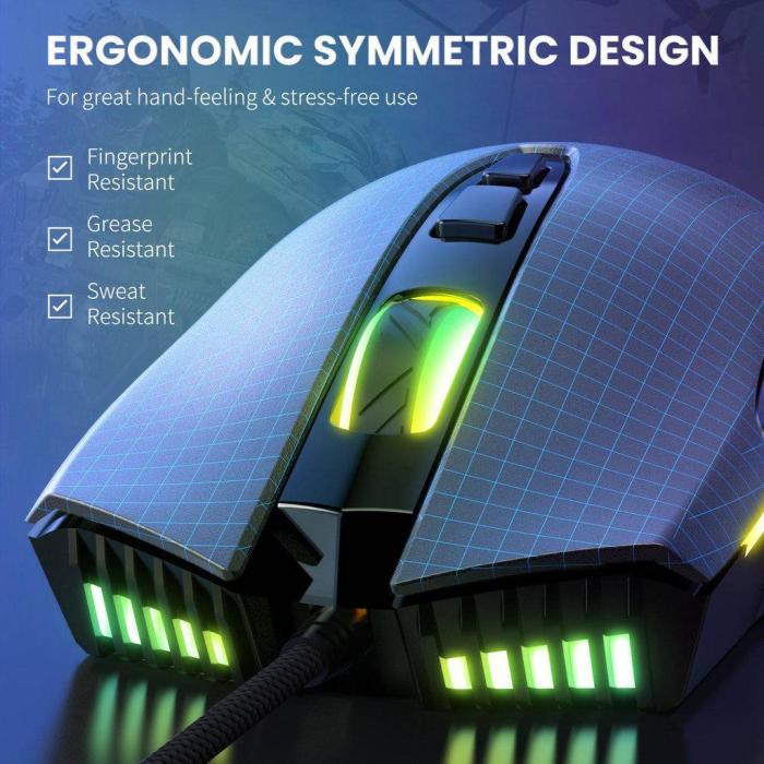 Onikuma CW905B mouse Gaming — immagine 9 di 10