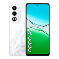 OPPO A5 Smartphone, Foto AI 50MP, Frontale 5MP, Display 6.67” 90HZ LCD HD+, 6000mAh, RAM 6(Esp2GB/4GB/6GB)+ROM 128GB (esp1TB), IP65, [Versione Italia], Mist White