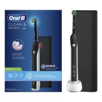 Oral-B Clean & Protect Adulto Spazzolino rotante Nero