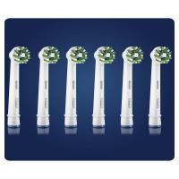 Oral-B CrossAction 80339345 testina per spazzolino 6 pz Blu, Verde, Bianco