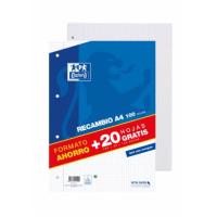 Oxford 400058179 ricambi per quaderni 210 x 297 mm (A4) 120 fogli