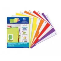 Oxford 400159037 divisore Polipropilene (PP) Verde, Lillà, Arancione, Rosso, Giallo 5 pz