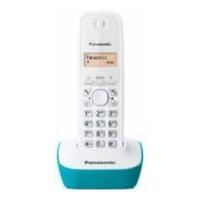 Panasonic KX-TG1611 Telefono DECT Identificatore di chiamata Turchese, Bianco