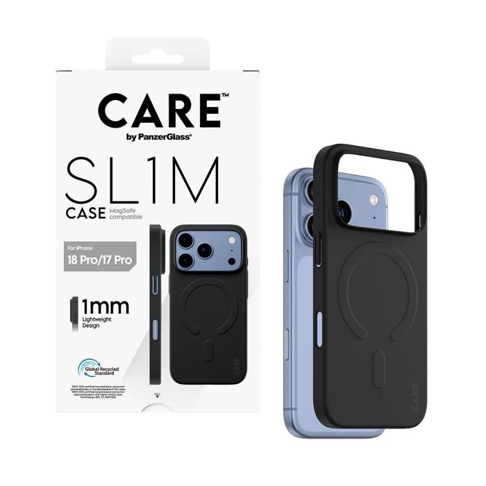 PanzerGlass CARE™ by ® SL1M Case Black w. MagSafe iPhone 18 Pro | 17 Pro custodia per cellulare Cover Nero — immagine 11 di 12