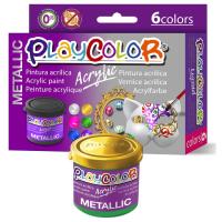 Playcolor Liqüid Tempera 40 ml 6 pz