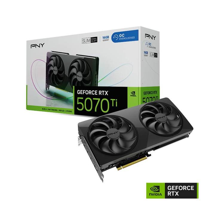 PNY GeForce RTX 5070 Ti Slim NVIDIA 16 GB GDDR7 — immagine 9 di 18