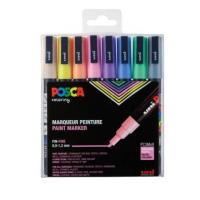 POSCA PC-3M/8C Multicolore 8 pz