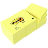 Post-It 653GE etichetta autoadesiva Giallo 12 pz