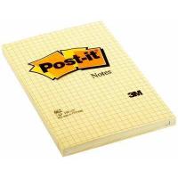 Post-It 7100172739 pouch autoadesiva Rettangolo Giallo 100 fogli Autoadesivo