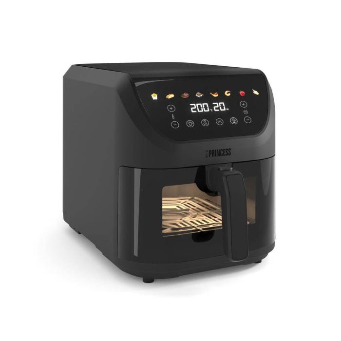 Princess 182476 Singolo 8 L Indipendente 2000 W Friggitrice ad aria calda Nero — immagine 7 di 10