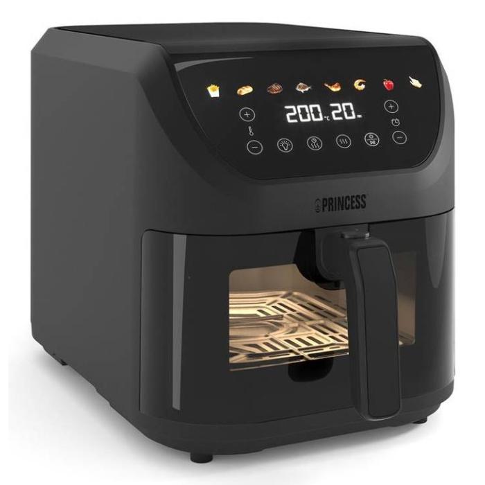Princess 182476 Singolo 8 L Indipendente 2000 W Friggitrice ad aria calda Nero — immagine 6 di 10