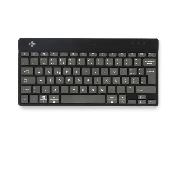 R-Go Tools Tastiera ergonomica R-Go Compact Break, tastiera compatta con software break, QWERTY (PT), bluetooth, nero — immagine 3 di 28