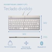 R-Go Tools Tastiera ergonomica R-Go Split Break con software di interruzione, tastiera split, QWERTY (PT), Bluetooth, bianco, vedi immagine 31 di 32