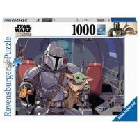 Ravensburger Star Wars: The Mandalorian Puzzle 1000 pz Televisione/film