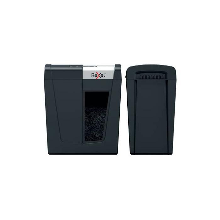 Rexel Secure MC6 distruggi documenti Taglio a frammenti 60 dB Nero, Argento — immagine 7 di 7