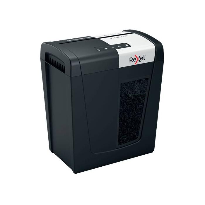Rexel Secure MC6 distruggi documenti Taglio a frammenti 60 dB Nero, Argento — immagine 5 di 7