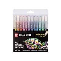 Sakura POXPGBSTA12 penna gel Penna in gel con cappuccio Fine Multicolore 12 pz