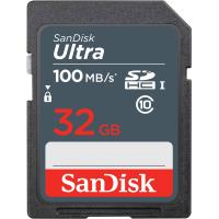 SanDisk Ultra 32GB SDHC Mem Card 100MB/s UHS-I Classe 10