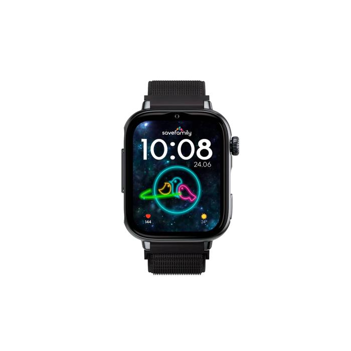 SaveFamily SaveWatch Plus 2 4,7 cm (1.85'') AMOLED Digitale 410 x 502 Pixel Touch screen 4G Nero Wi-Fi GPS (satellitare) — immagine 10 di 16