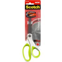 Scotch SCTI20 forbici da cancelleria Forbici da ufficio Taglio a zig zag Nero, Verde, Titanio
