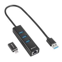 Sharkoon 4044951037575 replicatore di porte e docking station per laptop Wireless USB 3.2 Gen 1 (3.1 Gen 1) Type-C Nero