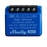 Shelly 1 Mini Gen3 Interruttore intelligente 1P Blu