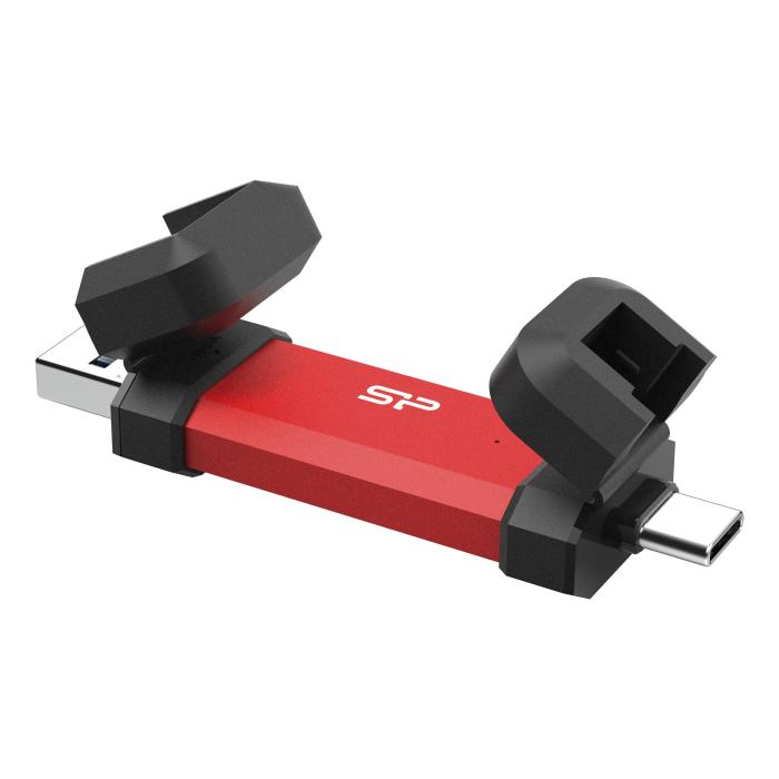 Silicon Power DS72 unità flash USB 250 GB USB Type-A / USB Type-C 3.2 Gen 2 (3.1 Gen 2) Rosso — immagine 2 di 4