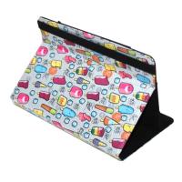 SilverHT 111952940199 custodia per tablet 27,4 cm (10.8'') Custodia a libro Grigio, Multicolore