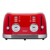 Sogo TOS-SS-5465 tostapane 6 4 fetta/e Rosso
