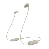 Sony WI-C100 Auricolare Wireless In-ear Musica e Chiamate Bluetooth Beige