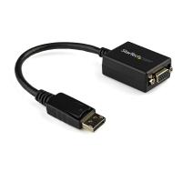 StarTech.com Adattatore DisplayPort VGA - Convertitore attivo da DP a VGA - Video 1080p - Certificato DisplayPort - Cavo monitor/Adattatore Dongle DP/DP++ a VGA - Connettore DP a scatto