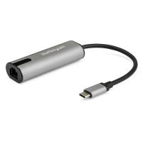 StarTech.com Adattatore Ethernet USB C - Adattatore di rete/NIC NBASE-T Multivelocità 2.5/1 GbE/100 Mbps - Convertitore/Adattatore USB Tipo-C a RJ45 - Compatibile TB3/MacBook Pro/Chromebook
