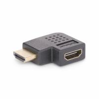 StarTech.com Adattatore HDMI 2.0 ad angolo retto da maschio a femmina, salvaporta HDMI ad alta velocità orizzontale a 90 gradi, 4K 60Hz, M/F