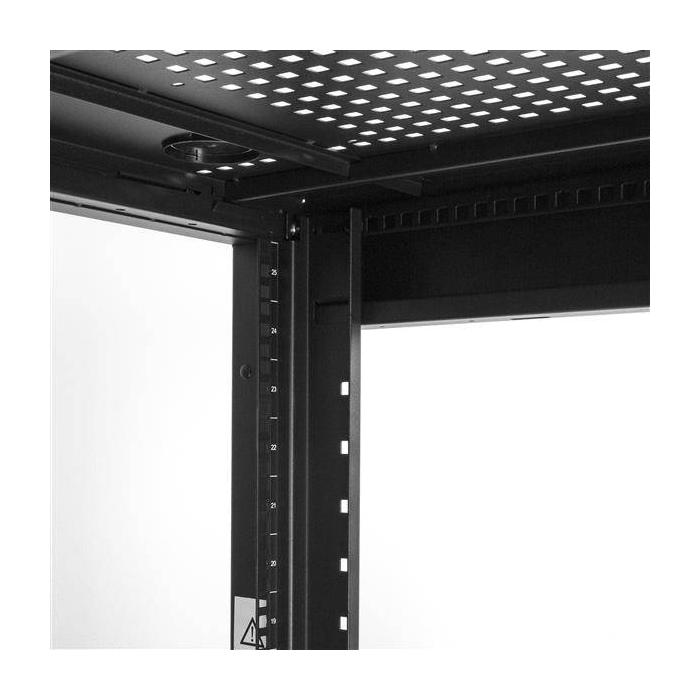 StarTech.com Armadio rack per server 25U - Profondità regolabile da 7-35'' a 4 montanti con chiusura a chiave - Armadio — immagine 6 di 10