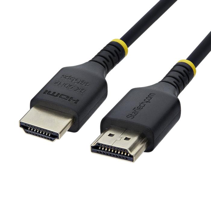 StarTech.com Cavo HDMI 2.1 Ultra High Speed Slim Certificato 50cm, 8K 60Hz / 4K 120Hz, con HDR10+ / eARC, 48Gbps, Cavo HDMI — immagine 7 di 12