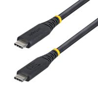 StarTech.com CC1M40GUSB4TP cavo USB USB4 Gen 3x2 1 m USB C 40 Gbit/s 240 W Nero
