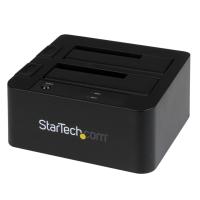 StarTech.com Docking Station USB 3.0 per doppio Hard Disk SATA / eSATA SSD da 2,5''/3,5'' con UASP