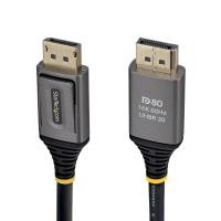 StarTech.com DP21V-2M-DP80-CABLE cavo DisplayPort Nero