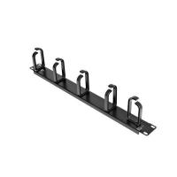StarTech.com Pannello gestione cavi 1U 19'' per rack con anelli guida in metallo