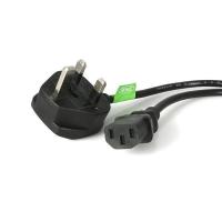 StarTech.com PXT101UK cavo di alimentazione Nero 1,8 m BS 1363 Accoppiatore C13