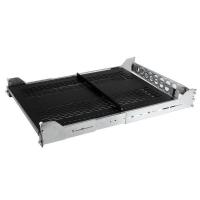 StarTech.com Ripiano Ventilato 2U per Server Rack con braccio per gestione cavi - Profondità d'installazione regolabile da 70 cm a 80 cm - Portata fino a 23kg - Mansola Armadio Rack 19'' per apparecchiature di rete.