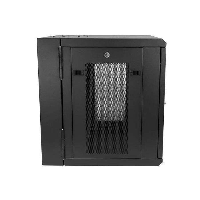 StarTech.com RK1224WALHM rack 12U Da parete Nero — immagine 3 di 9
